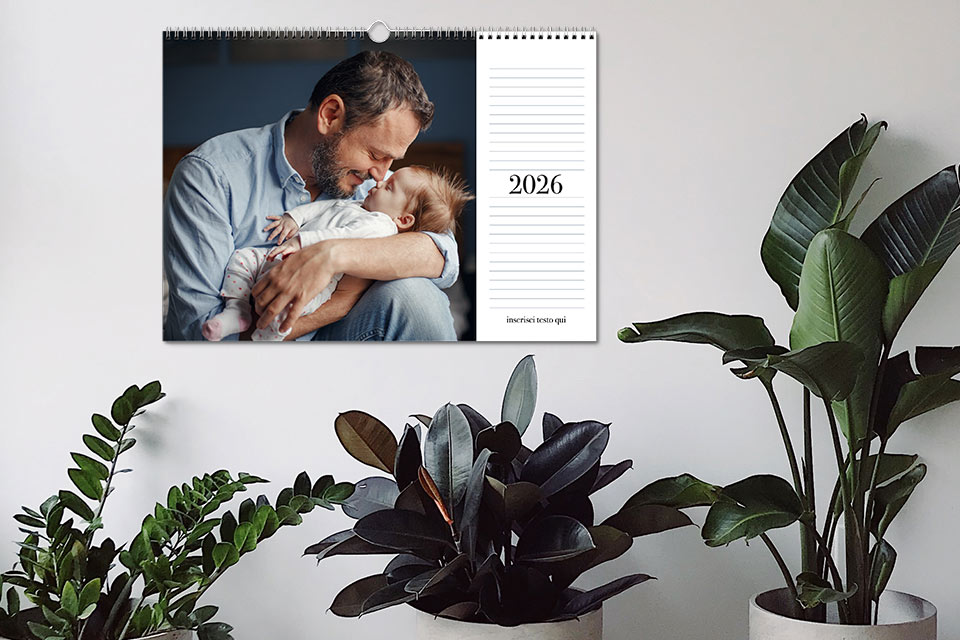 Calendario Mensile Big Orizzontale Calendario da parete multipagina mensile A3
